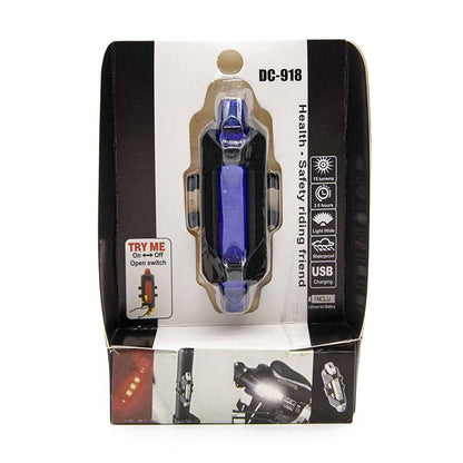 Luz de advertencia recargable azul
