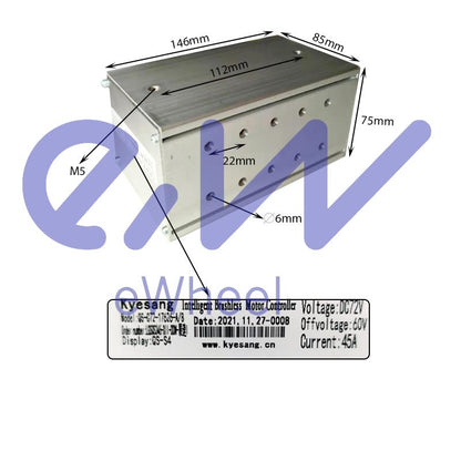 Controladora 72V 45A 3000W - A y B LCD QS-S4 [Kyesang]
