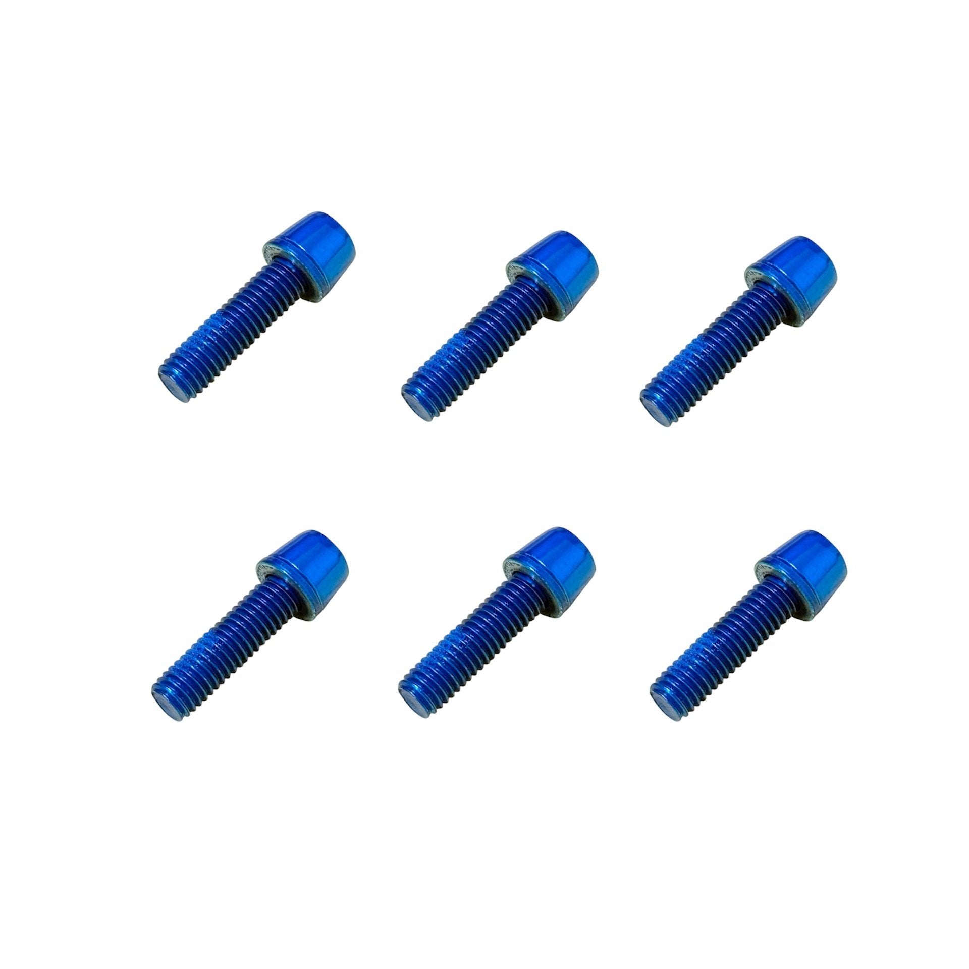 Tornillos Para La Potencia Manillar Azul (Pack 6 unidades) Pack 6 uds