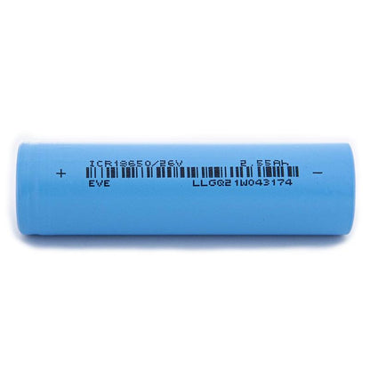 Celda 18650 2,55A/h 3C [EVE] - 100 uds