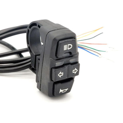 Botonera BSK321 con Intermitentes, luz y claxon con conector SM 1,5M
