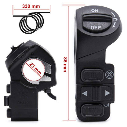 Botonera para Intermitente/luz/claxon/motores 3F - 32cm Smartgyro crossover