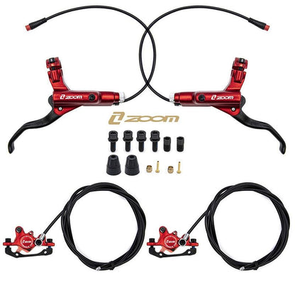 Kit de freno hidráulico rojo CR-3 Delantero R trasero R [Zoom]