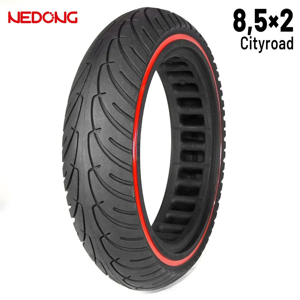 Rueda maciza ultraligera 8,5x2 - Línea Roja