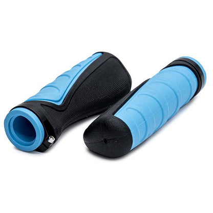 Puños de silicona ergonómicos con bloqueo azules - 2 uds