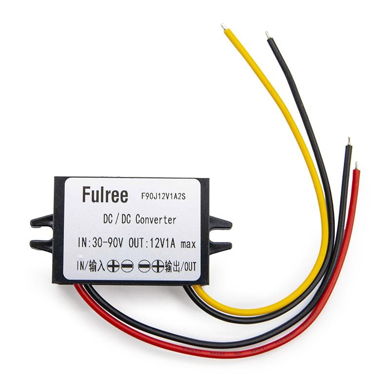 Conversor DC 30-90V a 12V 1A [Fulree]
