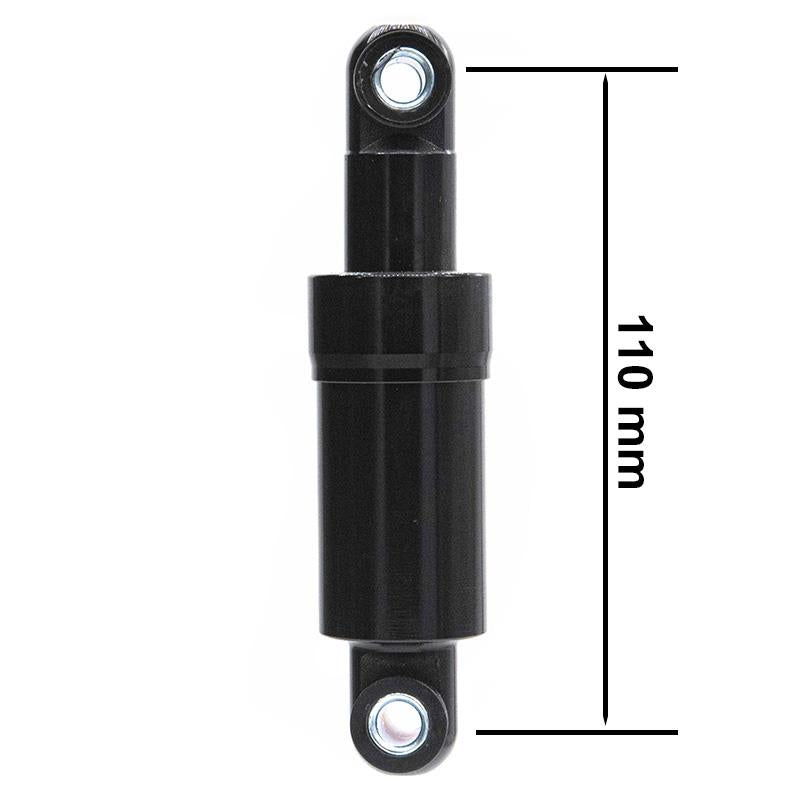 Amortiguador trasero negro 110mm - 2 uds