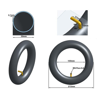 Cámara 8,5x2 VC 90x90° [Ewheel]