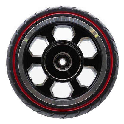 Rueda maciza ultraligera 8,5x2,5-6,1/B58 - línea roja (válido para Dualtron Mini) [Ewheel]