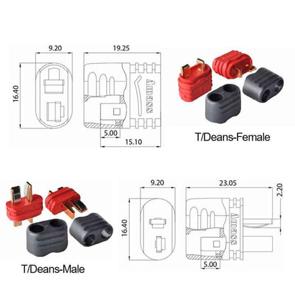 Conector T-DEAN Amass con protector - 10F