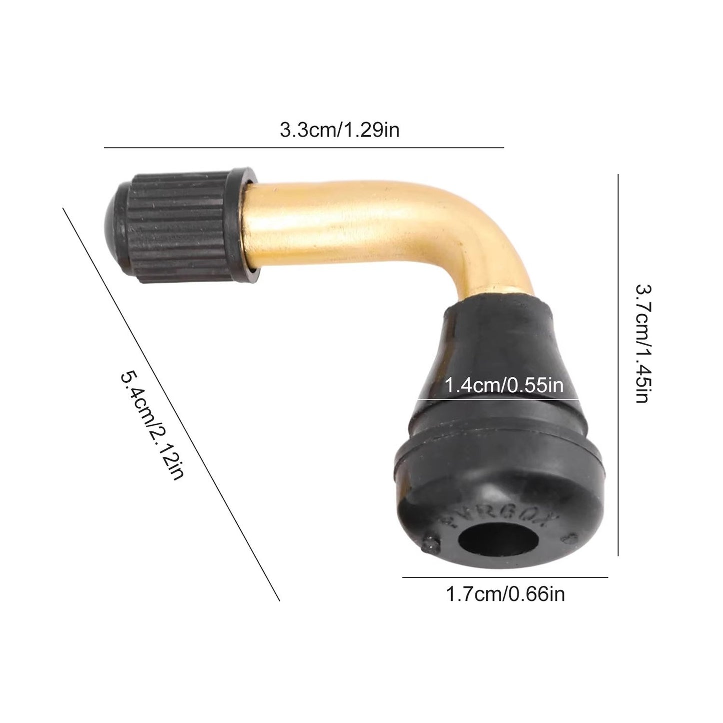 Válvula tubeless PVR 60 (90 grados)