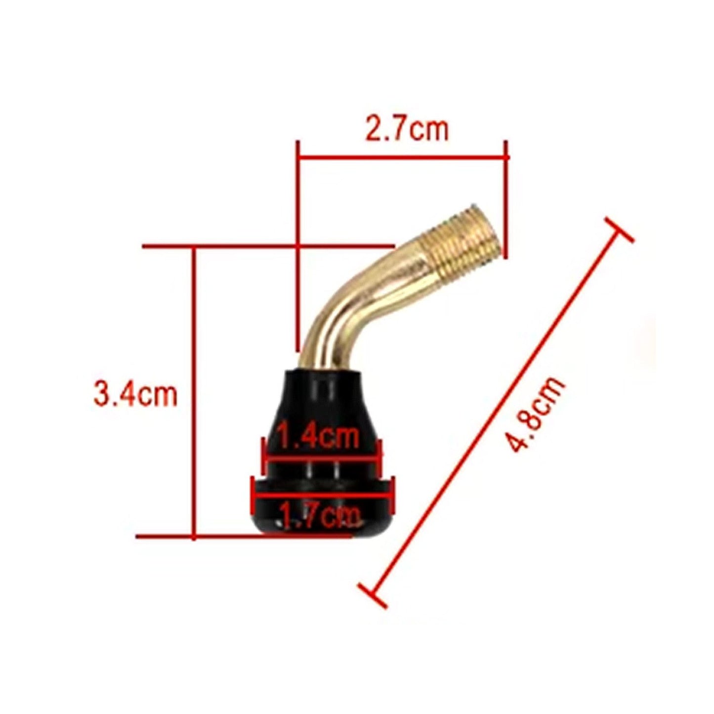 Válvula tubeless PVR 60 (45 grados)