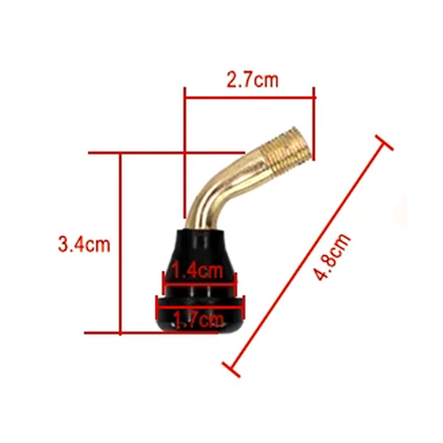 Válvula tubeless PVR 60 (45 grados)