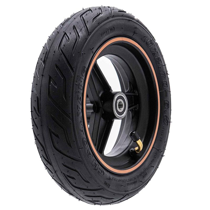 Llanta de 6,5" y bisel 47mm marrón para Smartgyro Speedway & Rockway