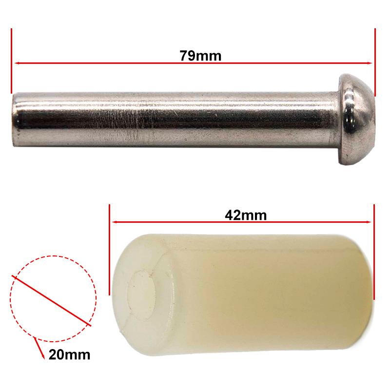 Pasador con barra PU20x42mm 8/M5x73mm para Kugoo S1