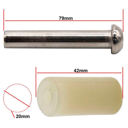 Pasador con barra PU20x42mm 8/M5x73mm para Kugoo S1