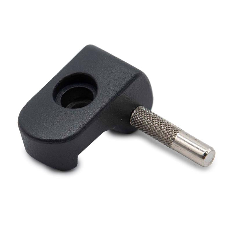 Uña de acero inox negra con pasador 6mm para Xiaomi Mi3