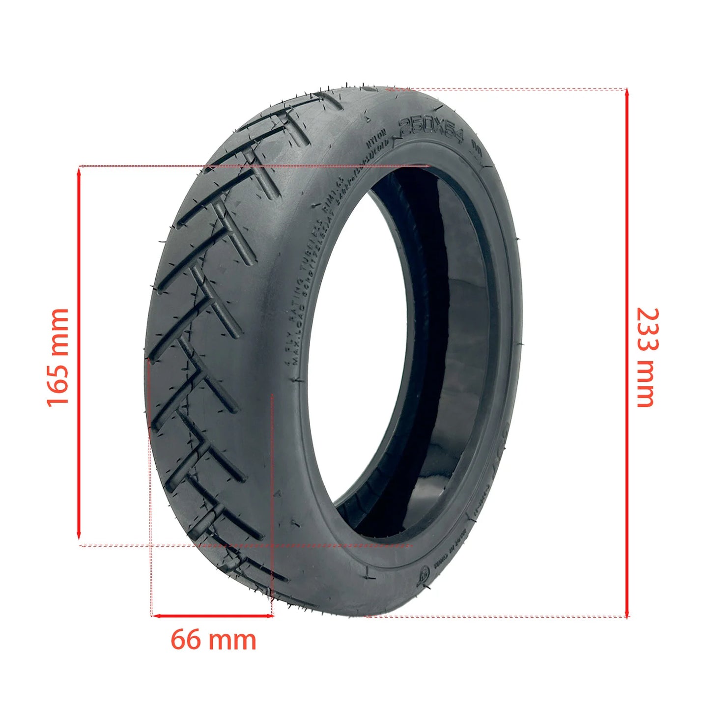 Rueda Cubierta 250x54 (Con Gel antipinchazos) para Xiaomi 4