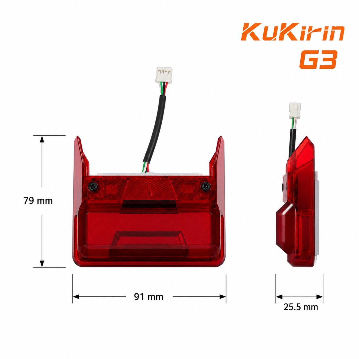 Luz Trasera Para Patinete Kukirin G3