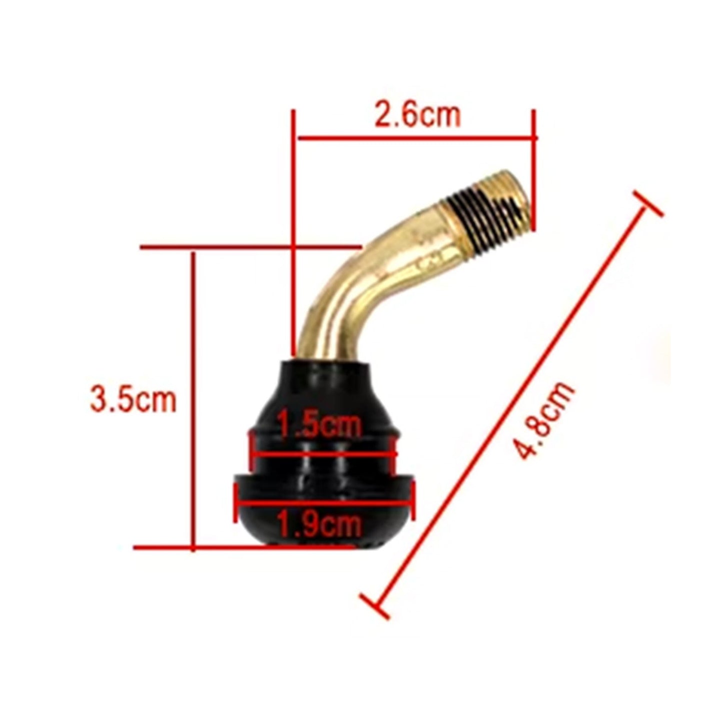 Válvula tubeless PVR 70 (90 grados)