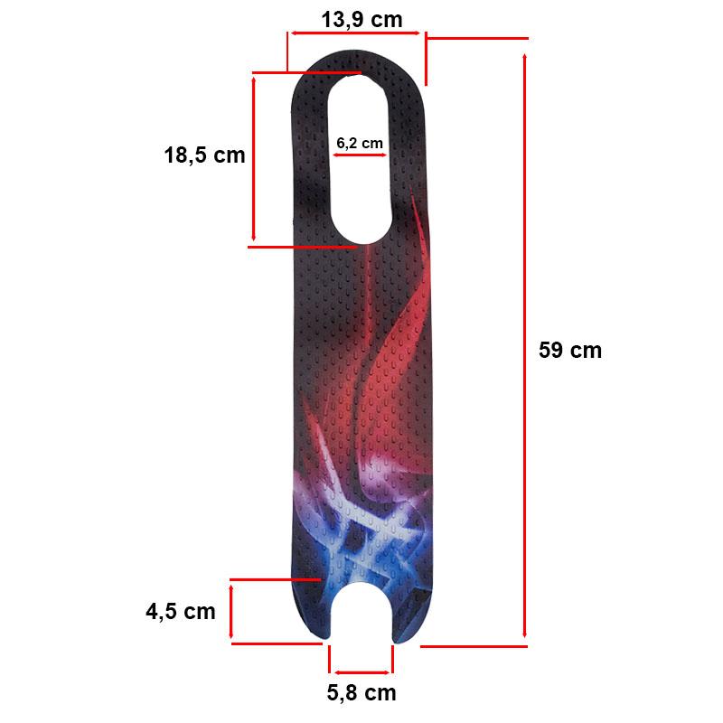 Base PVC antideslizante Blue and Flame para Xiaomi - Modelo 2