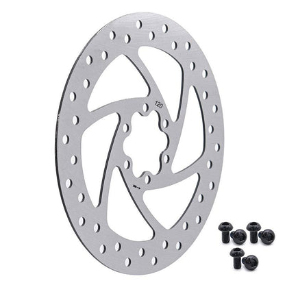 Disco de freno 120mm 6H plata para Cecotec Outsider/Bongo serie A
