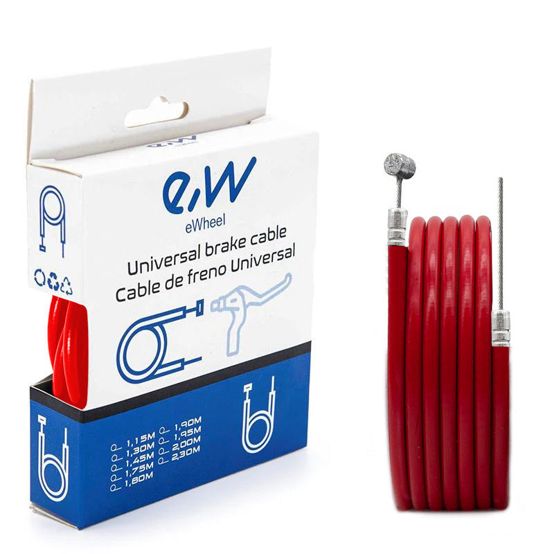 Camisa y cable de freno rojo 1,80m