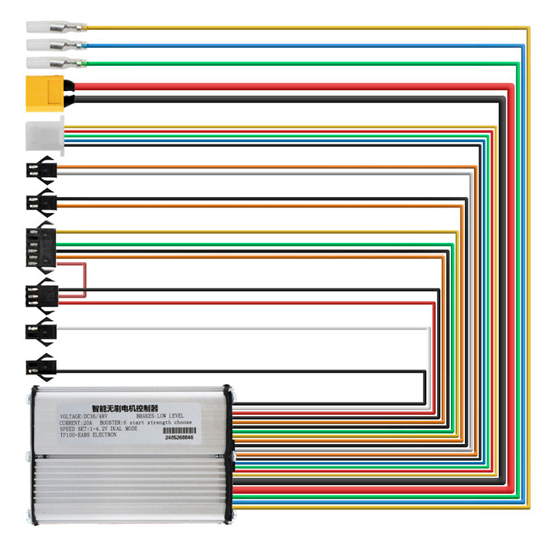 Controladora 48V 500W para display LCD TF-100.