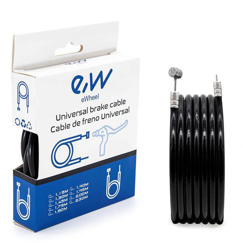Camisa y cable de freno negro 1,80m