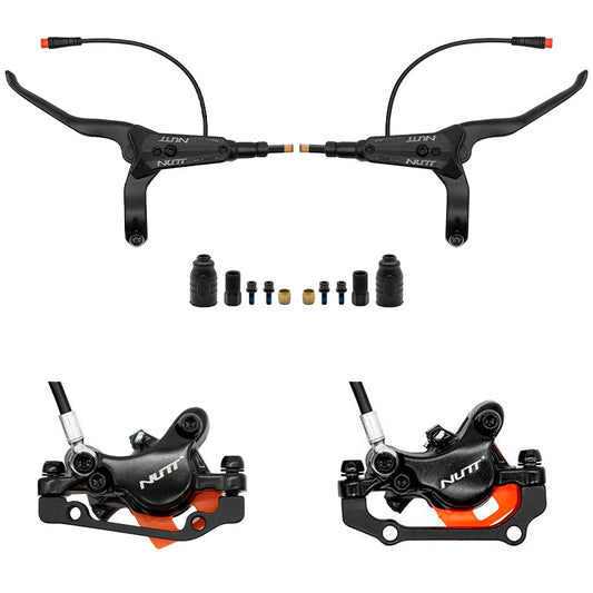 Kit de freno hidráulico negro A5-D Delantero L trasero L [NUTT]