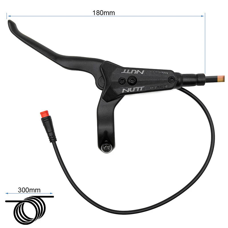 Kit de freno hidráulico negro A5-D Delantero L trasero L [NUTT]