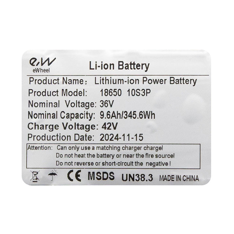 Batería 36v 9,6 A/h para Xiaomi M365/1S/Essential/MI3 [Ewheel]