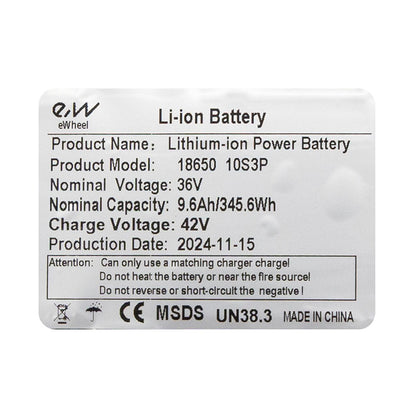 Batería 36v 9,6 A/h para Xiaomi M365/1S/Essential/MI3 [Ewheel]