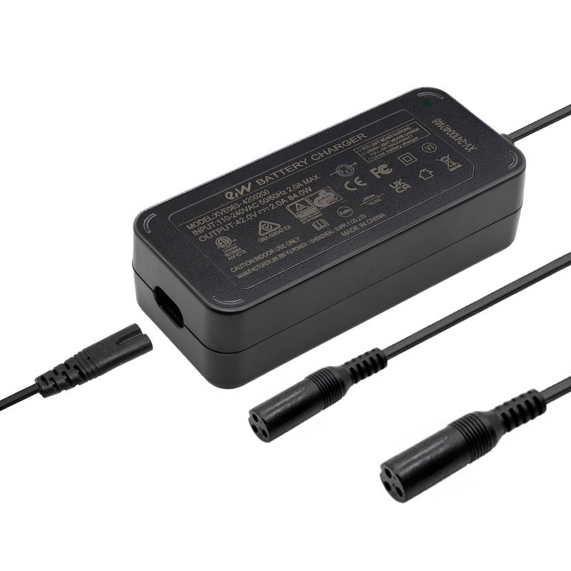 Cargador premium 36v (salida 42v) 2A conector Gx16 [Ewheel]