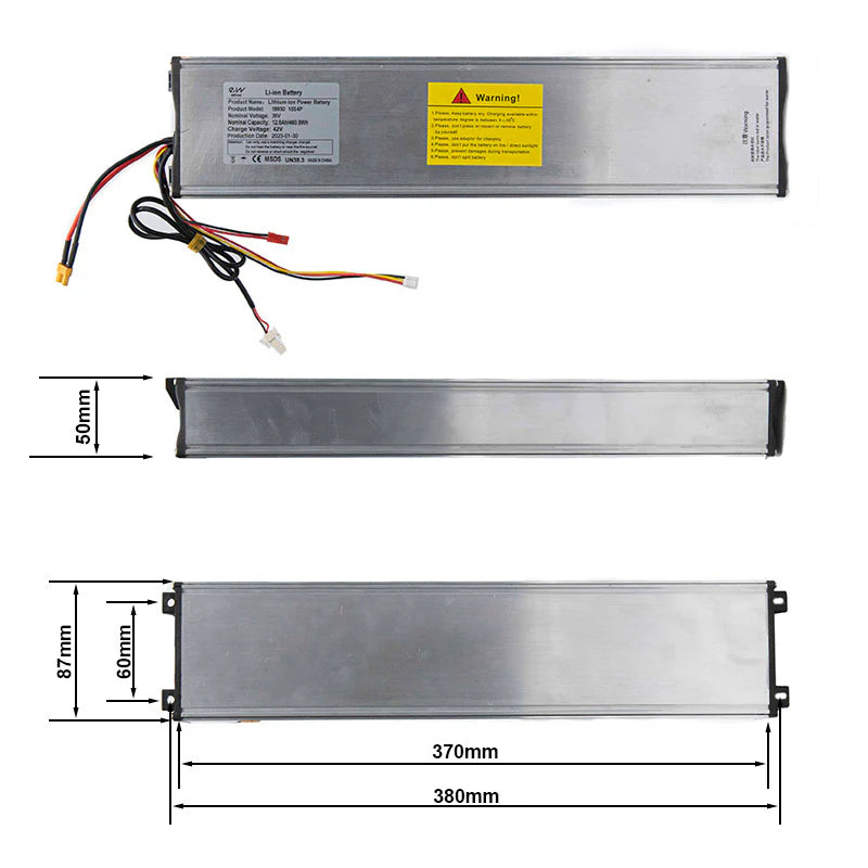 Batería para Xiaomi Pro y Pro2 de 36v 12,8 A/h