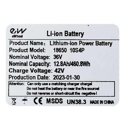 Batería 36v 12,8 A/h para Xiaomi Pro/2 [Ewheel]