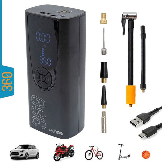 AIR-001 Inflador eléctrico portátil función Power Bank