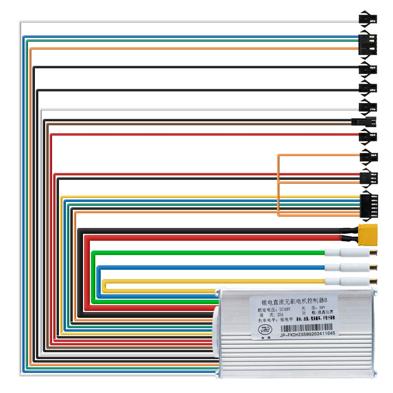 Controladora 48V 25A 800W-B LCD JP [J&P]