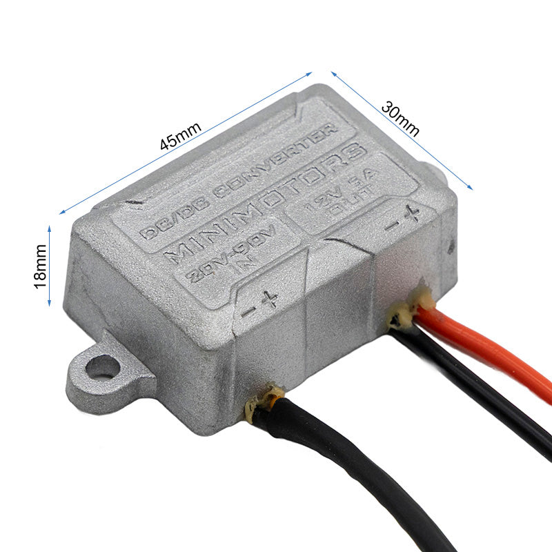 Conversor DC 20-90V a 12V 5A original [Minimotors]
