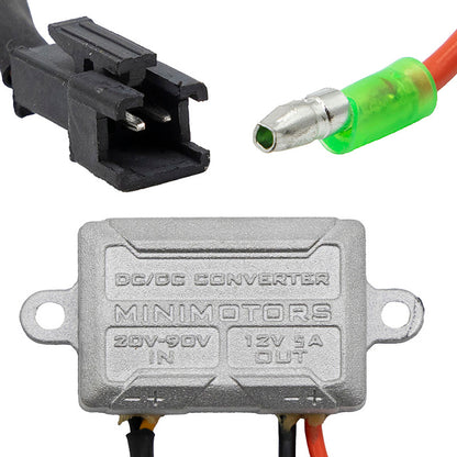Conversor DC 20-90V a 12V 5A original [Minimotors]