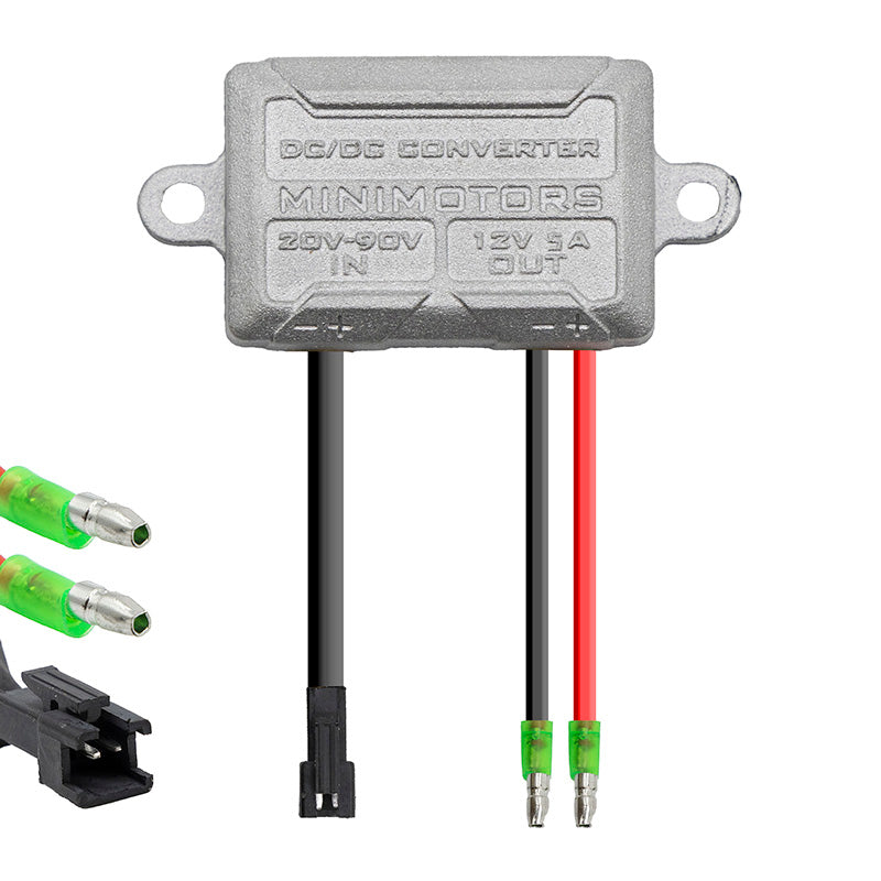 Conversor DC 20-90V a 12V 5A original [Minimotors]
