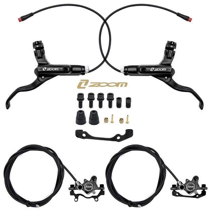 Kit de freno hidráulico negro CR-3 Delantero L trasero L [Zoom]