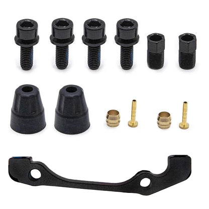 Kit de freno hidráulico negro CR-3 Delantero R trasero L [Zoom]