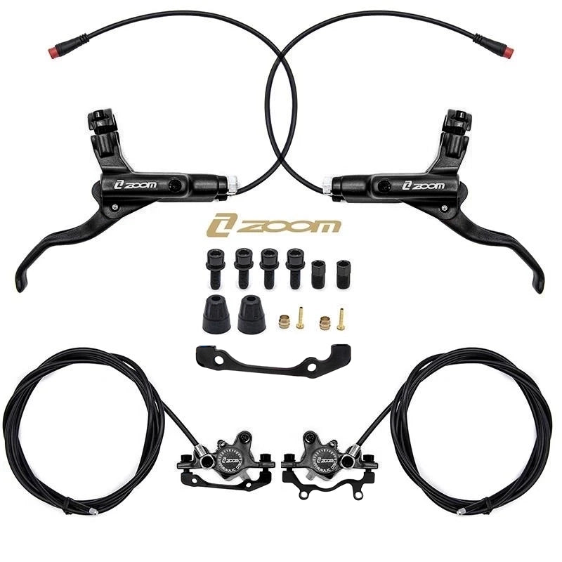 Kit de freno hidráulico negro CR-3 Delantero L trasero R [Zoom]