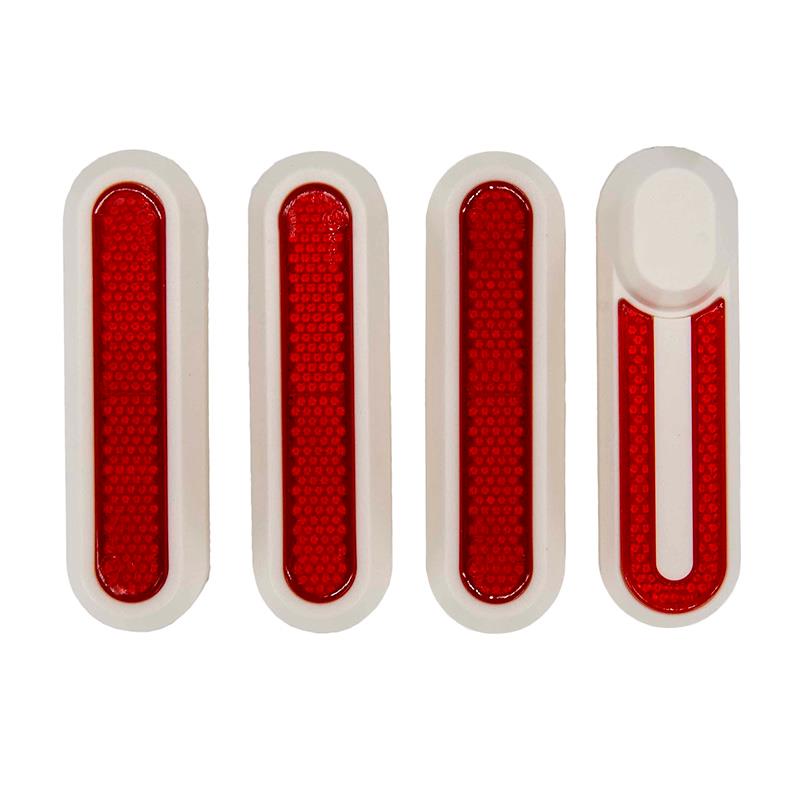 Catadióptrico blanco con reflector rojo para Xiaomi