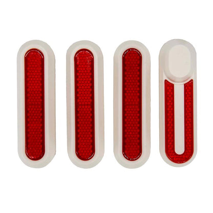 Catadióptrico blanco con reflector rojo para Xiaomi