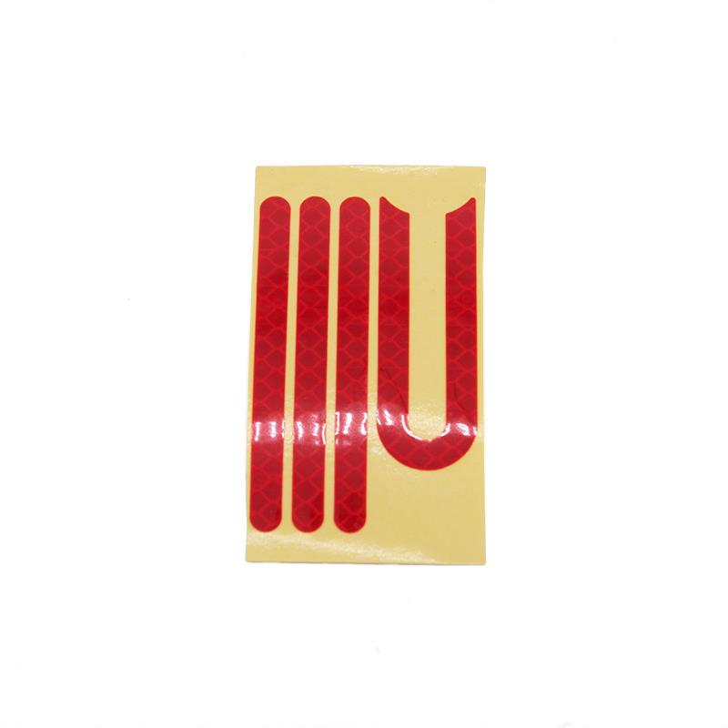 Adhesivo reflectante rojo para catadióptrico Xiaomi - 10pcs