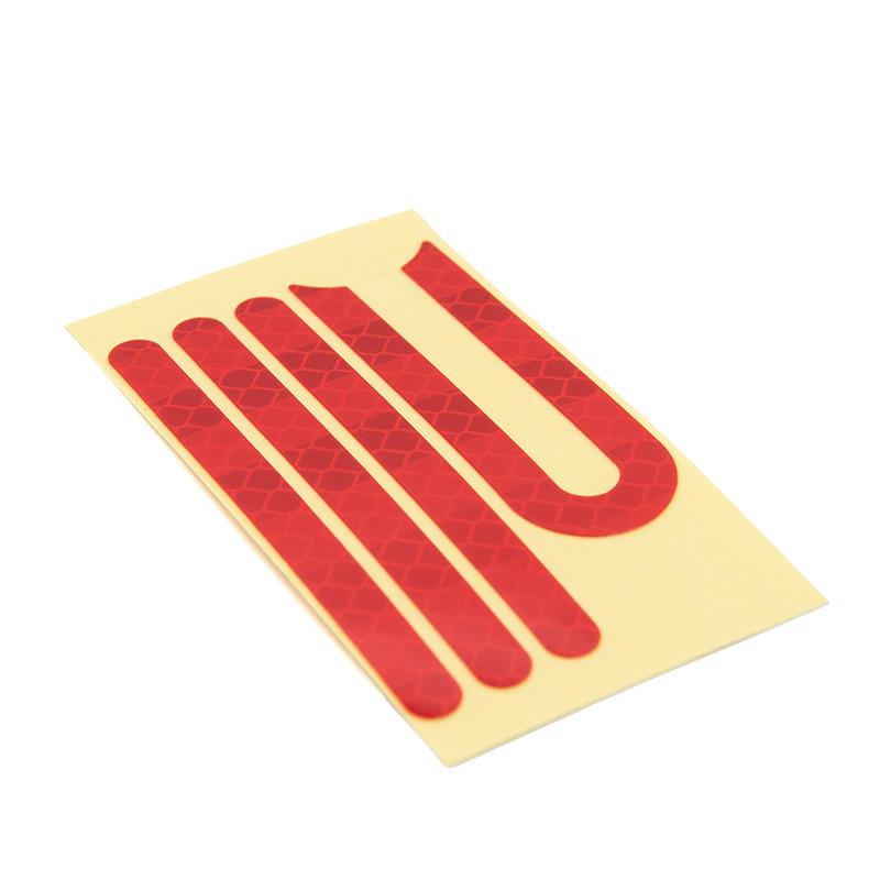 Adhesivo reflectante rojo para catadióptrico Xiaomi - 10pcs