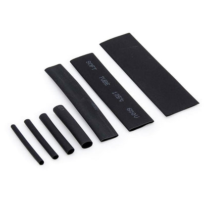 Termorretráctil negro para cable - 127 uds