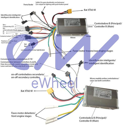 Controladora 52V 25A 800W-B LCD JP [J&P]